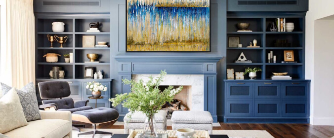 Картина «Залив» в интерьере