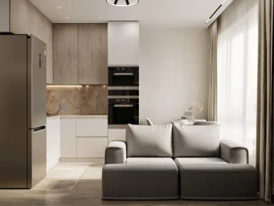 ремонт и дизайн 1-комнатных студий от Домео