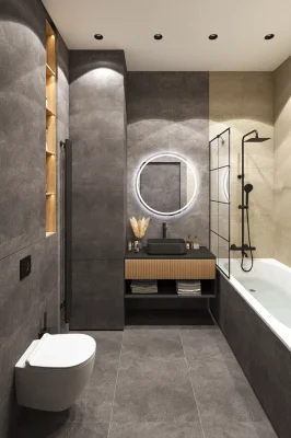 Ремонт коридора и ванной в хрущевке от компании Domeo