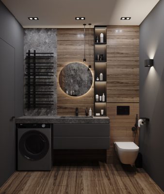 Ремонт комнаты ванной от компании Domeo