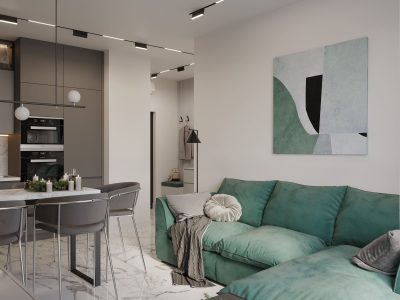 Ремонт евродвушки квартиры 36 кв м от компании Domeo