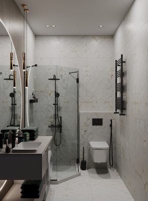 Ремонт кухни и ванной комнаты в хрущевке от компании Domeo