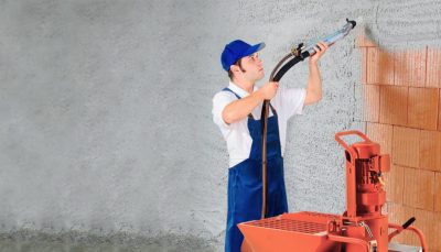 механизированная штукатурка в квартире в новостройке