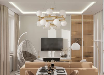 Капитальный ремонт двухкомнатной квартиры под ключ от компании Domeo