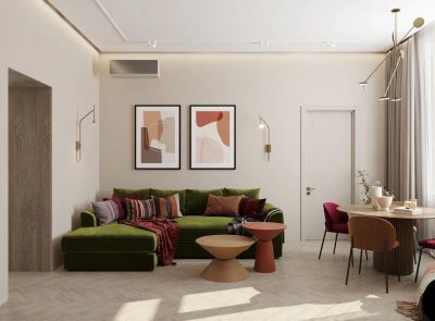 Ремонт четырехкомнатной квартиры в новостройке под ключ от компании Domeo