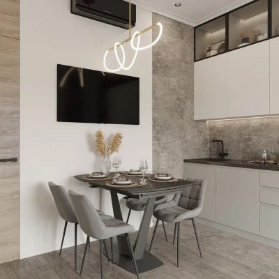 Ремонт трехкомнатной вторички под ключ от компании Domeo