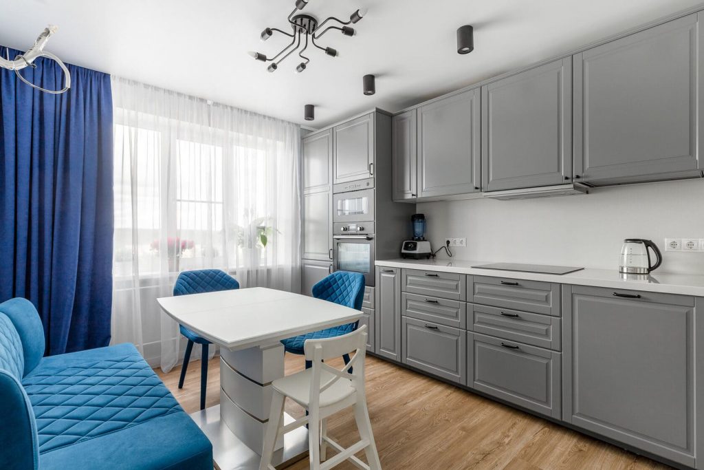 Ремонт кухни-гостиной в двухкомнатной квартире