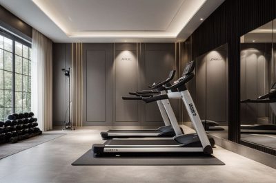 Ремонт тренажерной комнаты в частном доме от компании Domeo