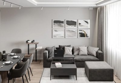 Ремонт студии в новостройке под ключ в рассрочку или в кредит от компании Domeo