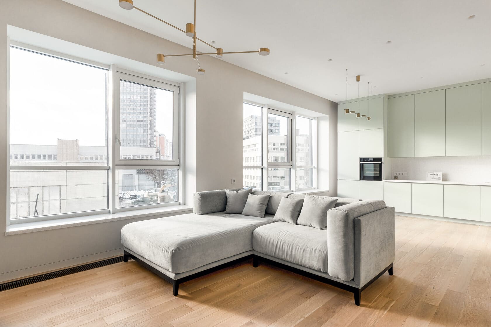 ремонт студии в жк резиденция архитекторов от компании Домео