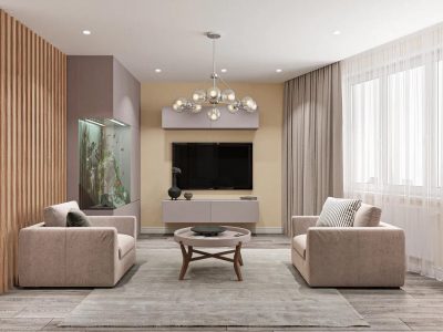 Ремонт двухкомнатной квартиры в хрущевке под ключ от компании Domeo