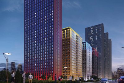 Ремонт однокомнатной квартиры в ЖК Савеловский Сити от компании Domeo