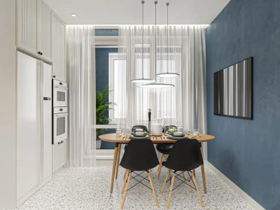 Дизайнерский ремонт студии 26 кв м от компании Domeo