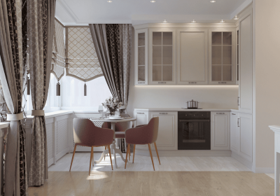 Дизайнерский ремонт студии 25 кв м от компании Domeo