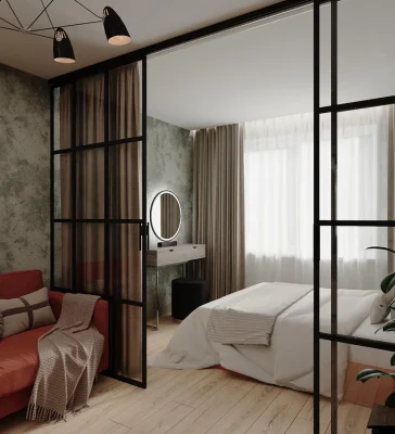 Ремонт студии 30 кв м с мебелью от компании Domeo