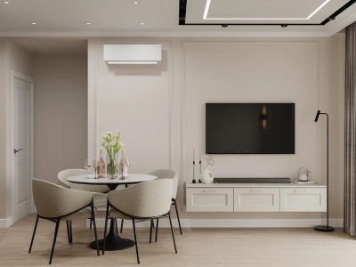 Ремонт трехкомнатной квартиры под ключ в новостройке от компании Domeo