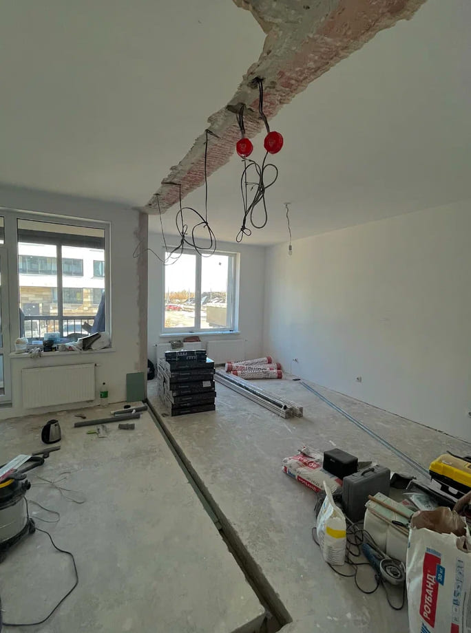 Фото бюджетного ремонта от компании Domeo