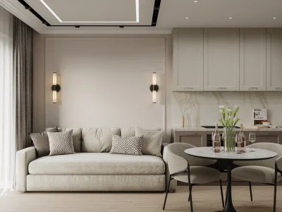 Ремонт однокомнатной квартиры студии во вторичке от компании Domeo