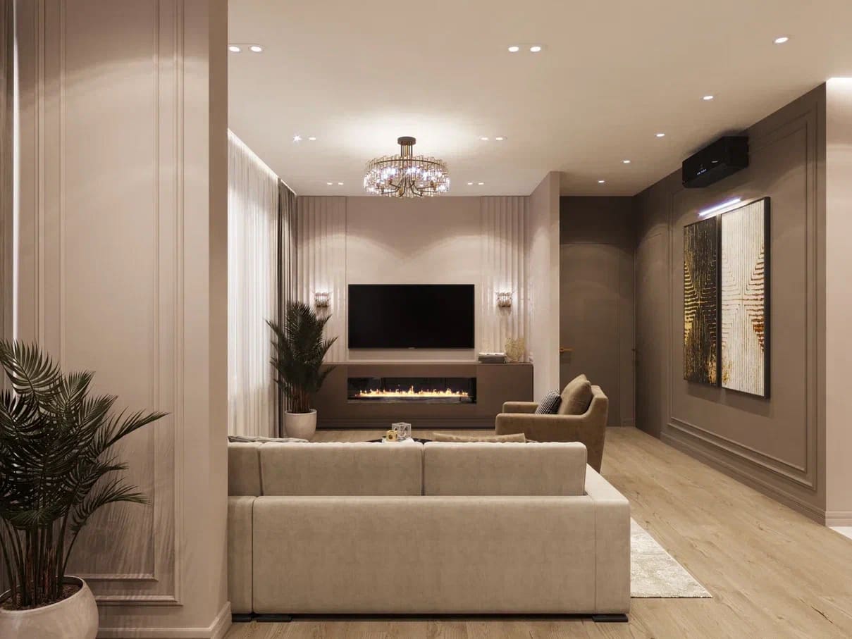 Ремонт четырехкомнатных квартир под ключ от компании Domeo