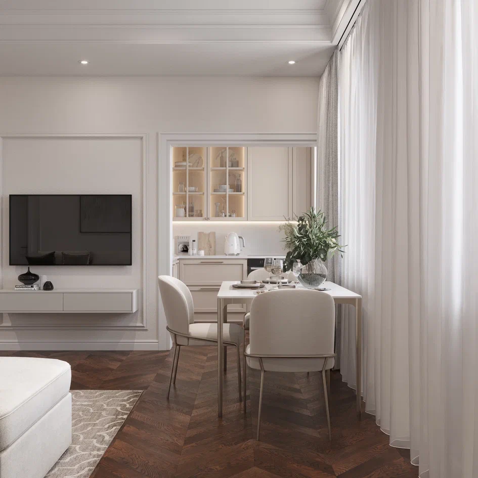 ремонт с полным перечнем работ в кирпичном доме от компании Domeo