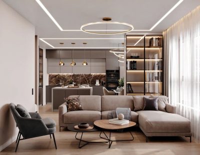 Премиальный ремонт четырехкомнатной квартиры под ключ от компании Domeo