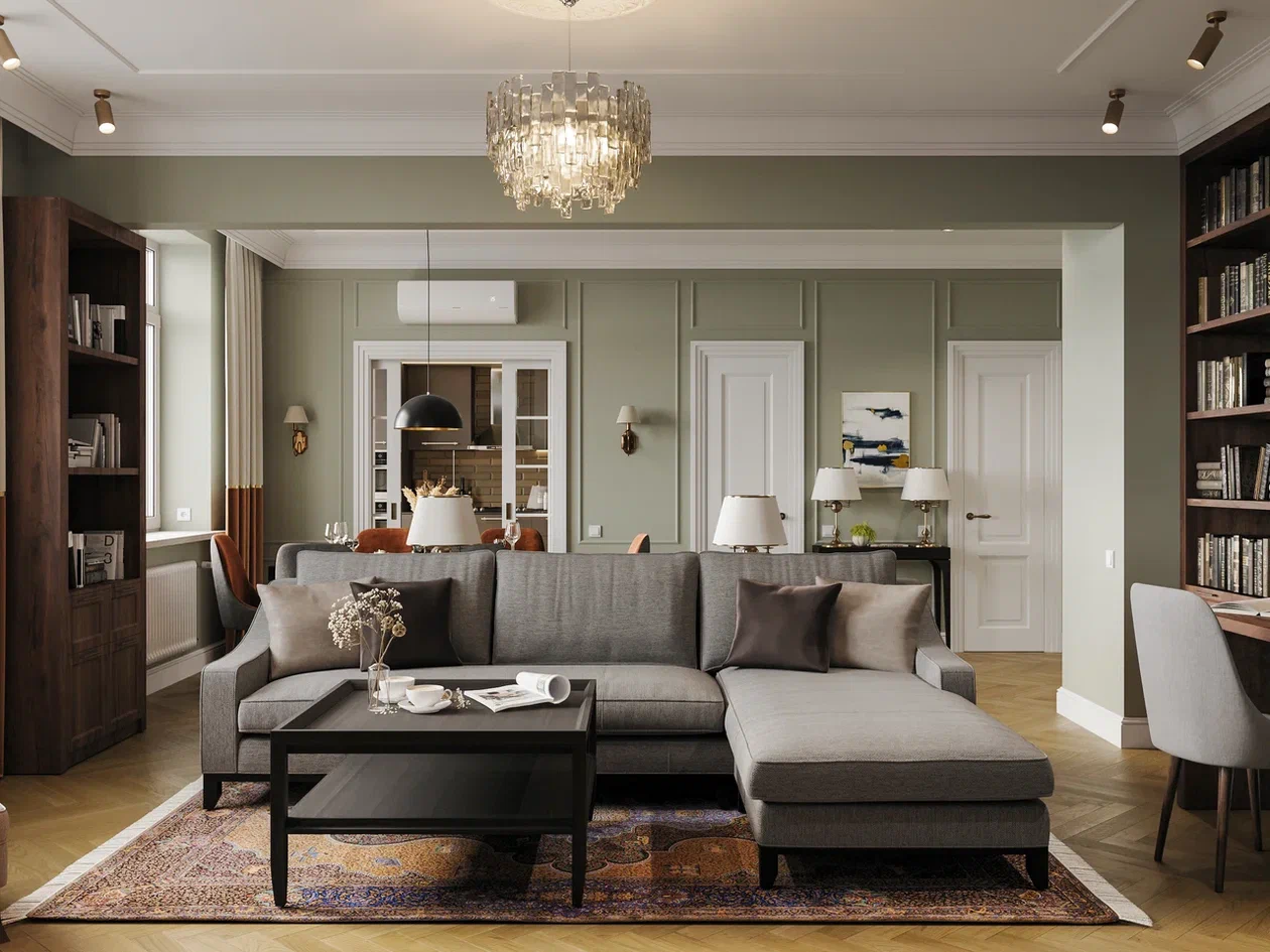 Дизайнерский ремонт сталинки от компании Domeo