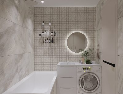 Косметический и капитальный ремонт ванной комнаты от компании Domeo