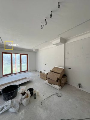 Шпаклевка потолка в студии под ключ от Domeo