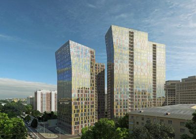 евроремонт трехкомнатных квартир в ЖК Sky House от компании Domeo