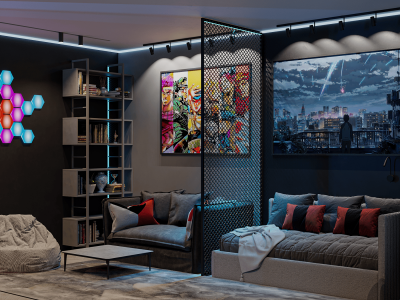 Ремонт детской комнаты для мальчика подростка от компании Domeo