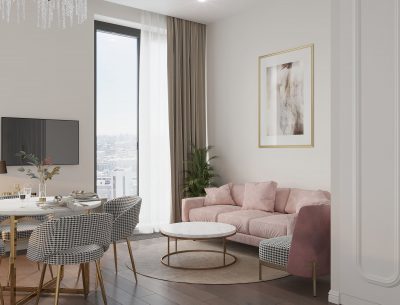 Ремонт квартиры евродвушки 38 кв м от компании Domeo