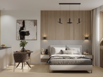 Косметический ремонт квартиры студии под сдачу от компании Domeo