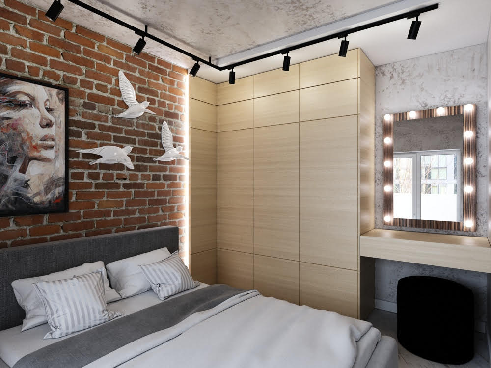 Идеи дизайна гостиной в стиле лофт