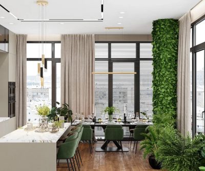 Премиальный ремонт квартиры в эко стиле от компании Domeo