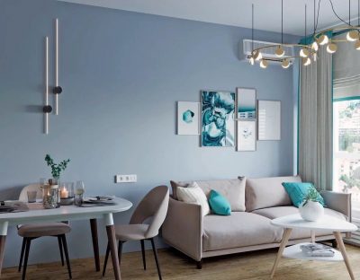 Чистовой ремонт студии в новостройке от компании Domeo