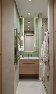 Частичный ремонт ванной комнаты в квартире от компании Domeo