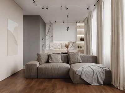 Ремонт трешки в доме п44т от компании Domeo