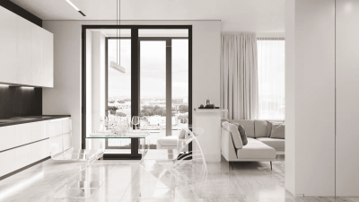 Ремонт квартиры в стиле хюгге и хайтек от компании Domeo