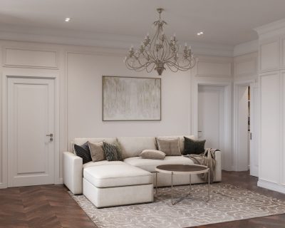 Ремонт white box в трехкомнатной квартире с дальнейшим ремонтом от DOMEO