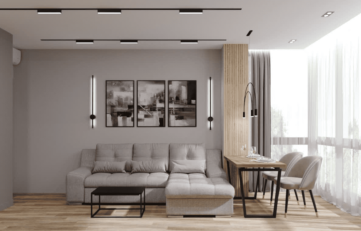 Обзор ремонта квартиры 45 кв м