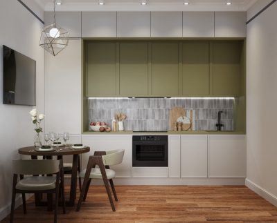 Ремонт узкого коридора и кухни от компании Domeo