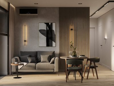 Услуги по ремонту и дизайну квартир площадью 40 кв м в Москве под ключ от Домео