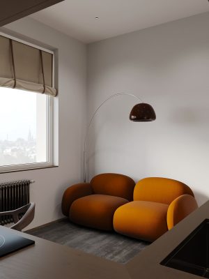 Ремонт квартиры студии под сдачу в аренду под ключ от компании Domeo