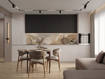 Ремонт кухни в квартире 58 кв м от компании Domeo