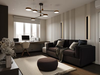 Ремонт двухкомнатной квартиры 50 кв м от компании Domeo