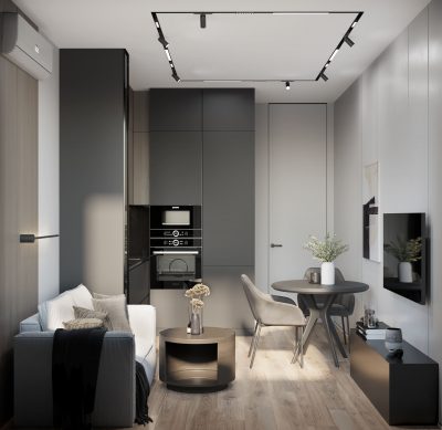 Ремонт квартиры 43 кв м в новостройке от компании Domeo