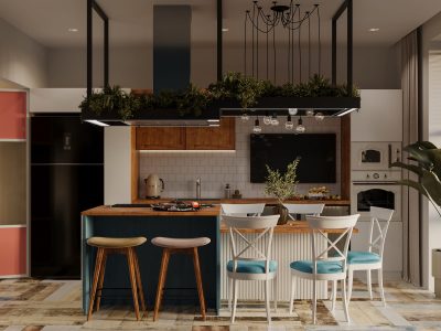 Дизайнерский ремонт кухни в квартире под ключ от компании Domeo