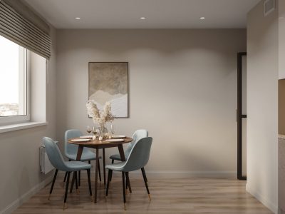 Ремонт квартиры двушки от застройщика ПИК от компании Domeo под ключ