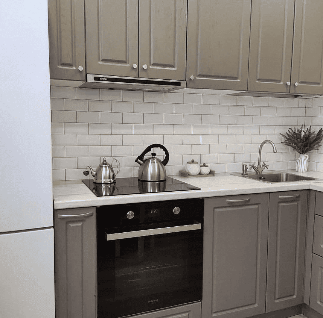 До и после ремонта кухни 7 кв м