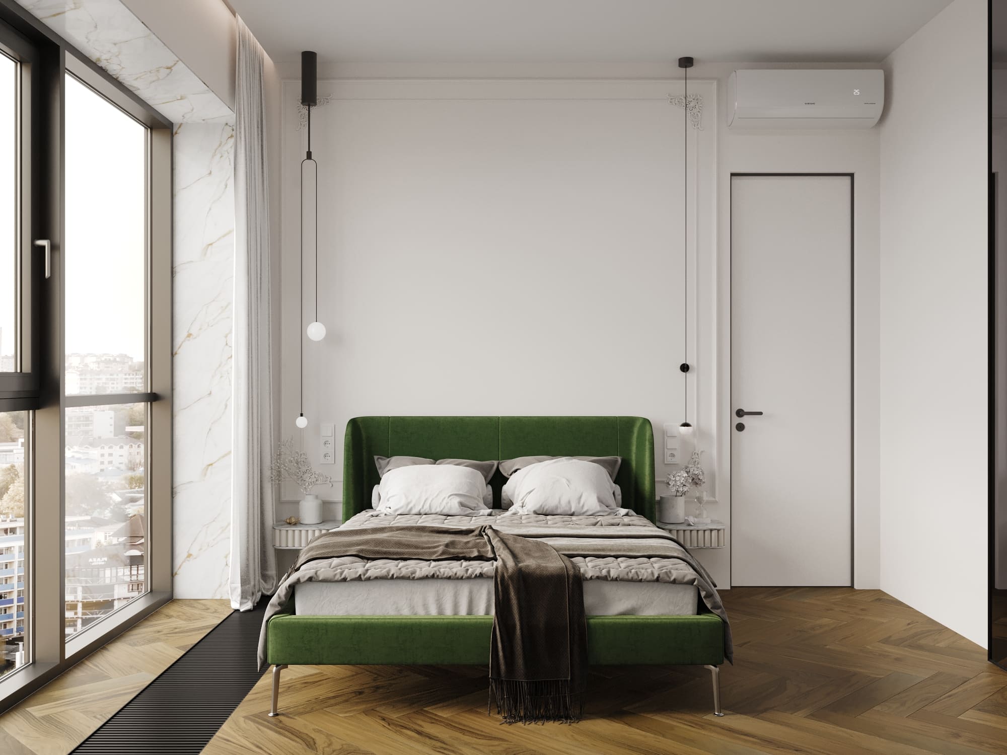 Ремонт квартиры 45 кв м со спальней от компании Domeo